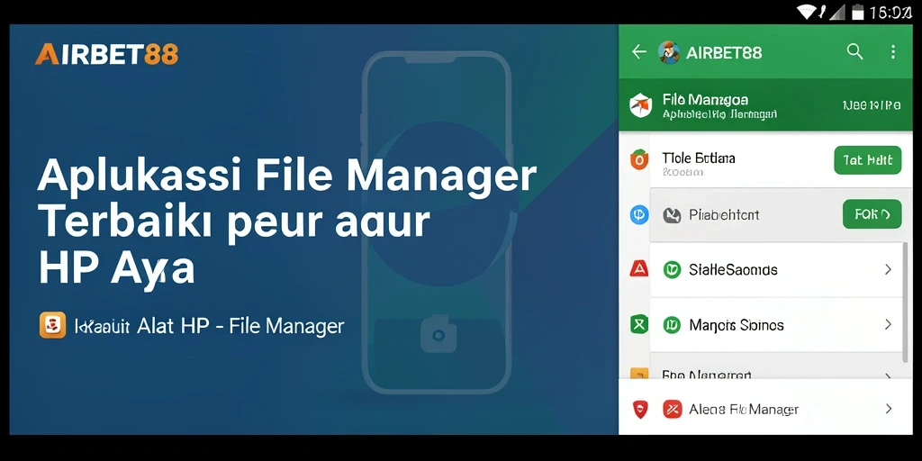 Tampilan antarmuka aplikasi AIRBET88 yang profesional dan user-friendly.