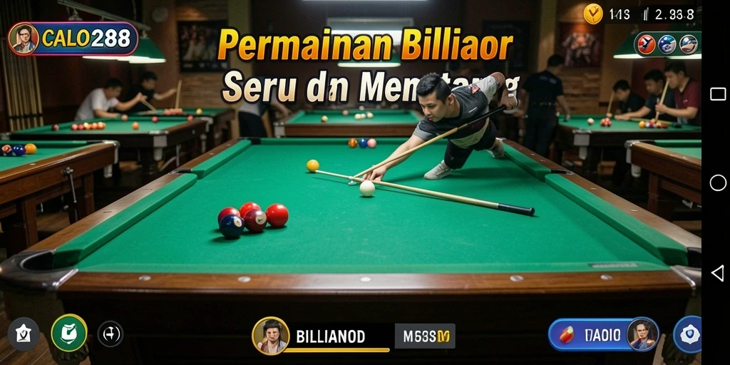 Tampilan antarmuka <strong>CALO288</strong> yang modern dan menarik untuk dimainkan.