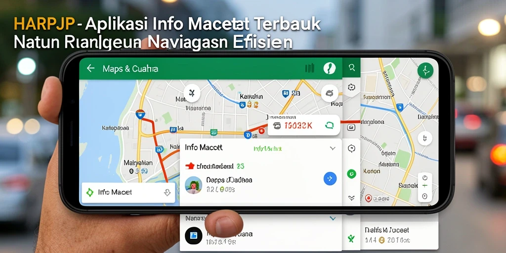 Tampilan antarmuka aplikasi HARAPJP yang informatif dan mudah digunakan.